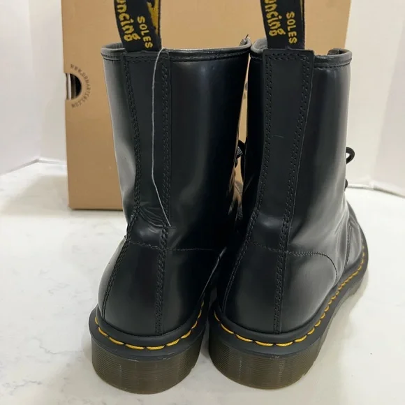 Dr. Martens Black Leather Boots - Picture 3 of 10